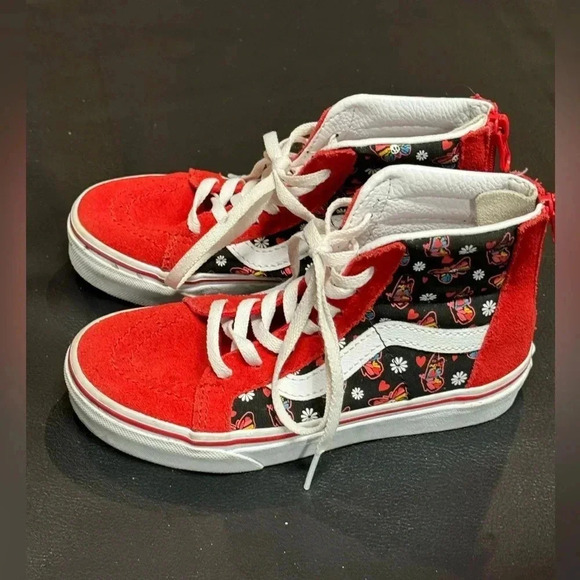 Vans Kids Sk8-Hi Zip Glow Butterfly SZ 13 - Picture 10 of 11